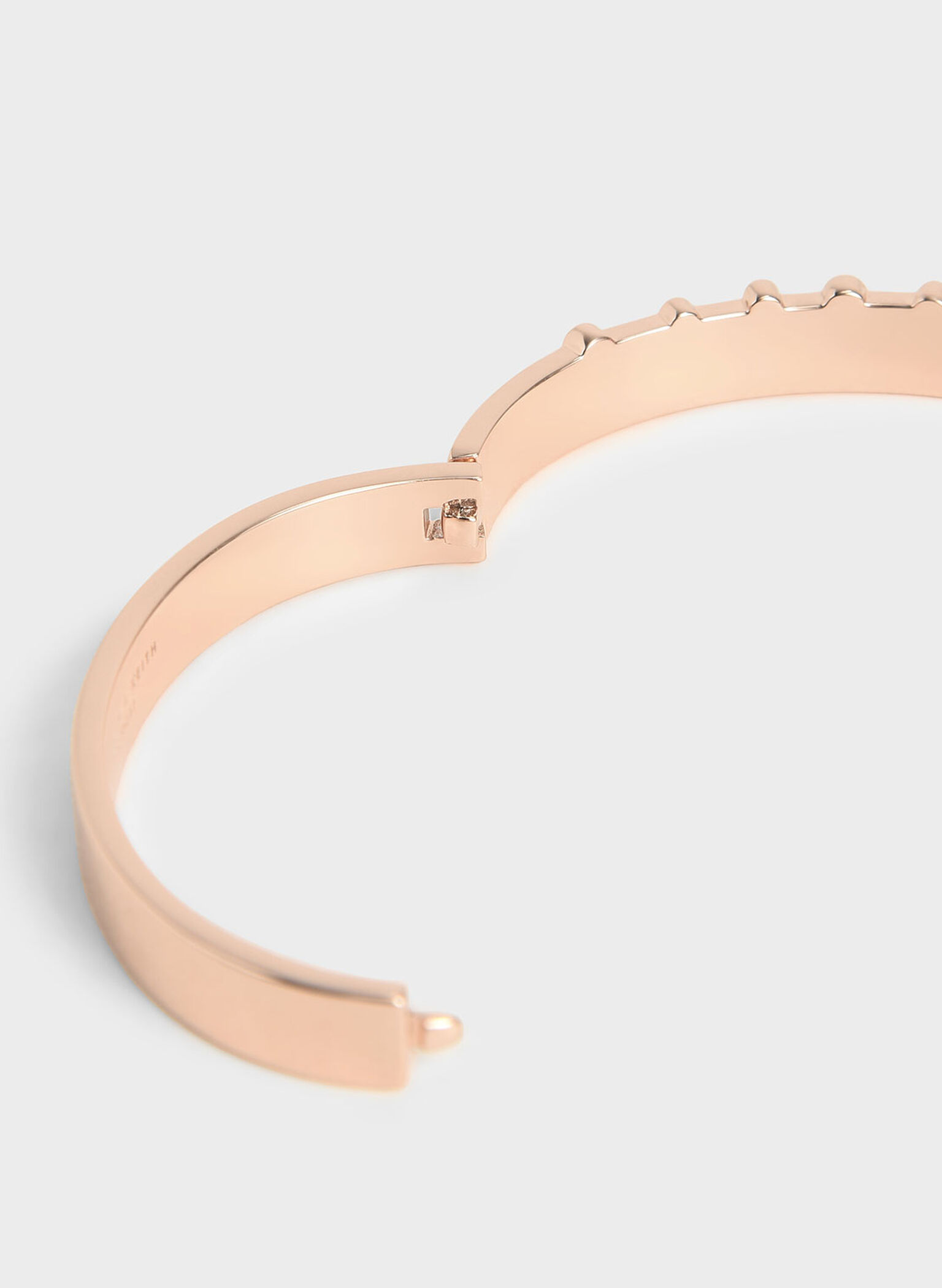 Swarovski® Crystal Studded Bracelet, Rose Gold, hi-res