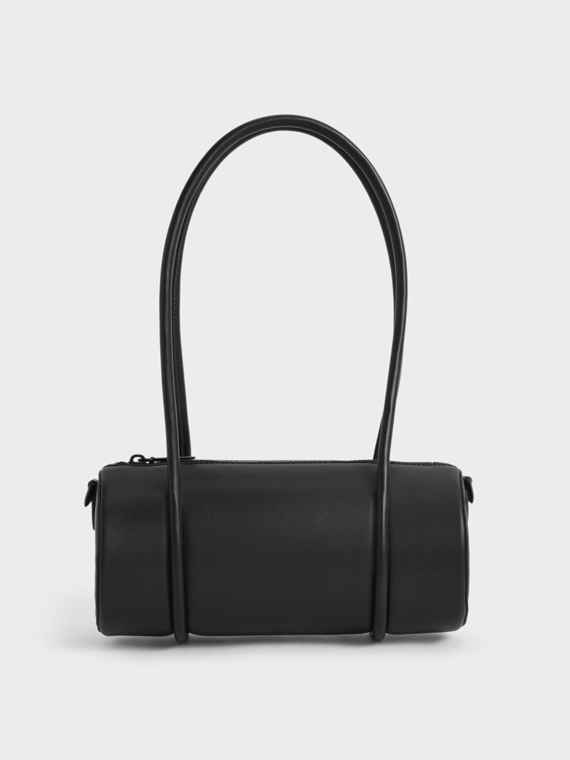 Black Double Handle Hobo Bag - CHARLES & KEITH International