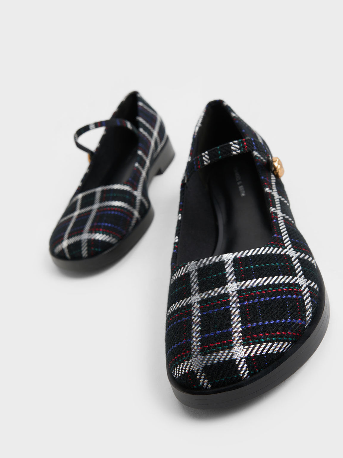 Metallic Accent Woven Mary Janes, Multi, hi-res