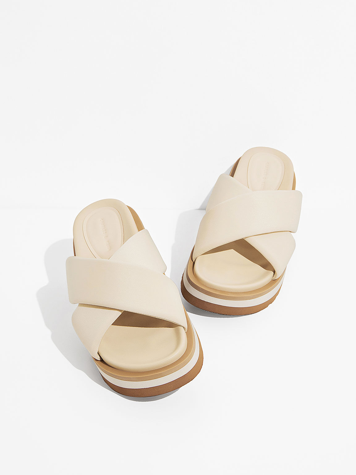 Platform shop slide sandals