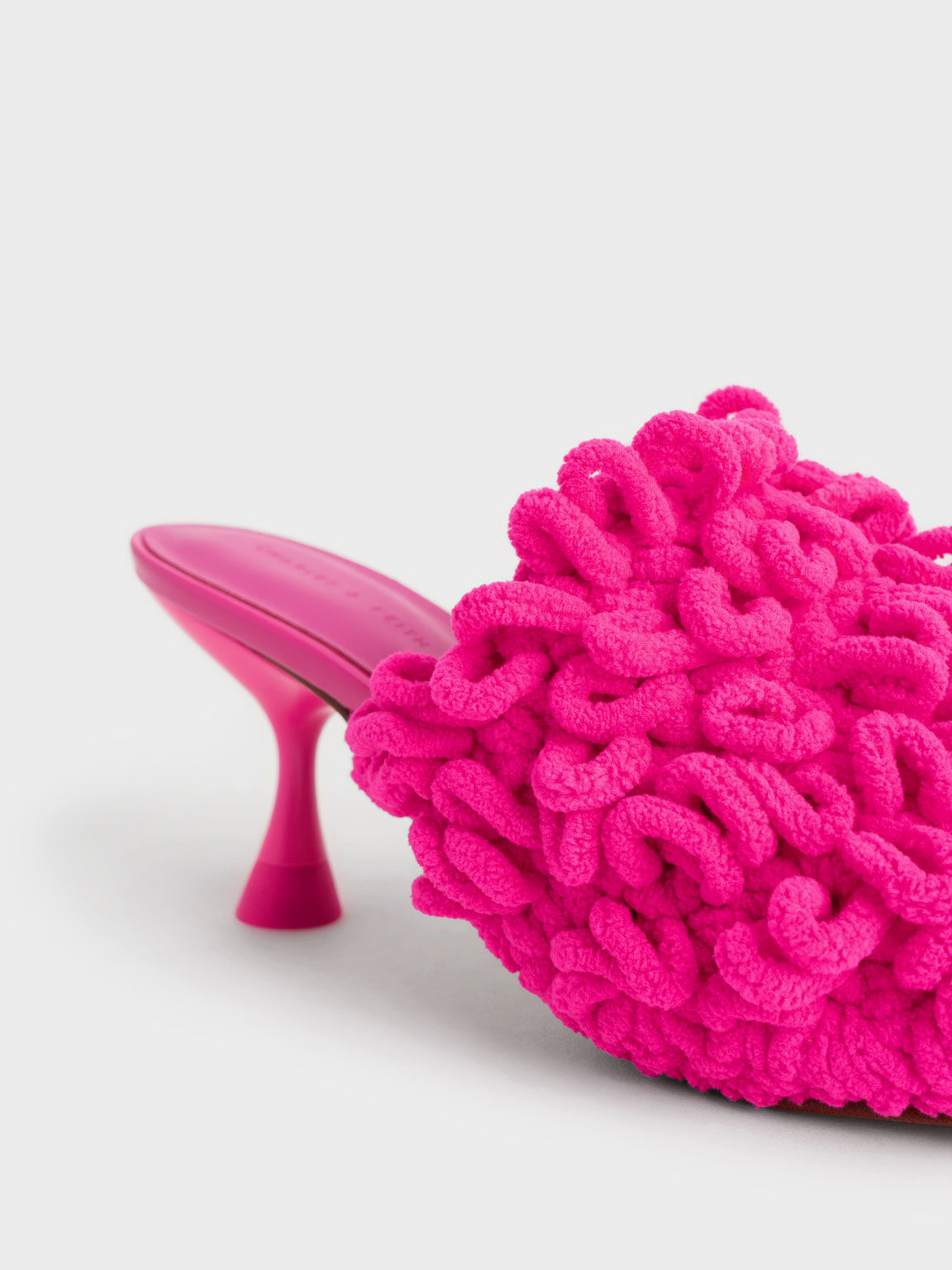 Fuschia pink clearance mules