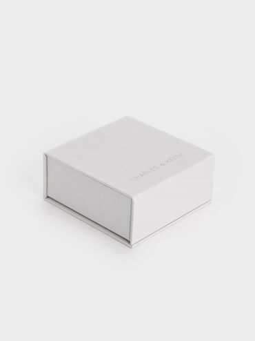 Hermione Crystal Bangle, Gold, hi-res