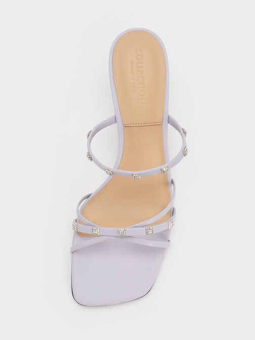 Purple Front Buckle D'orsay Heels, CHARLES & KEITH