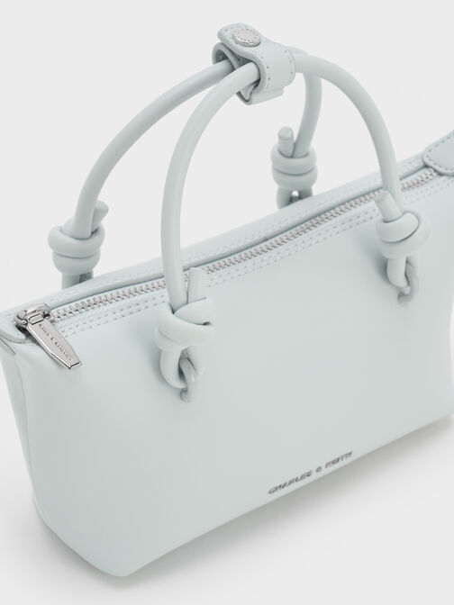 Sammie Knotted-Handle Tote Bag, Sea Salt Blue, hi-res