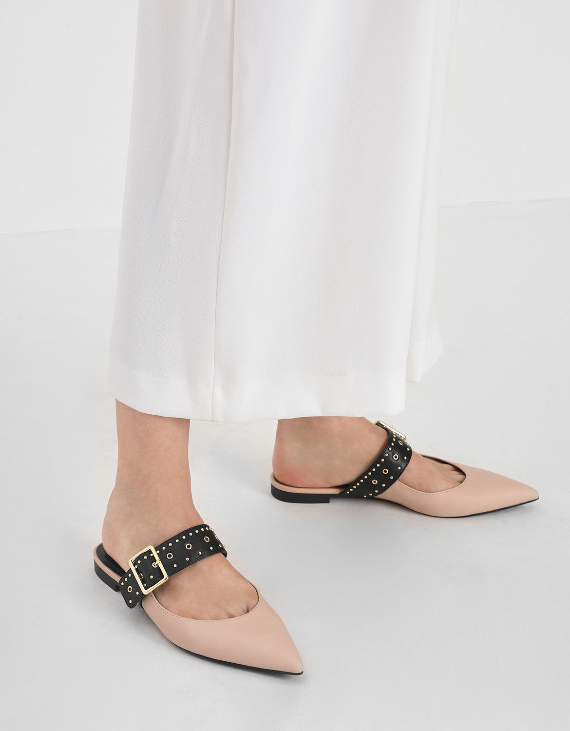 charles and keith flat mules