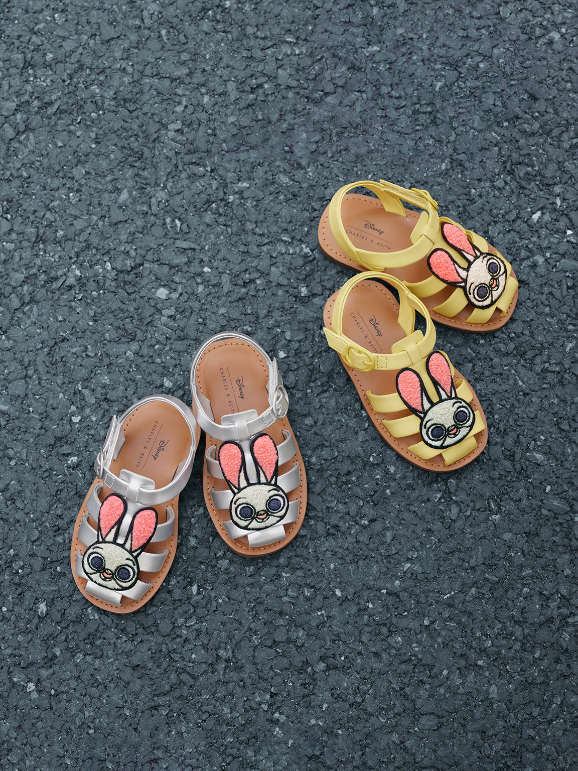 Girls' Judy Hopps Gladiator Sandals, Lime, hi-res