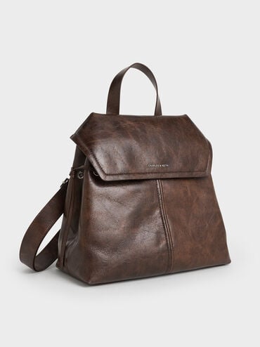 Noane Backpack, Distressed Coffee, hi-res
