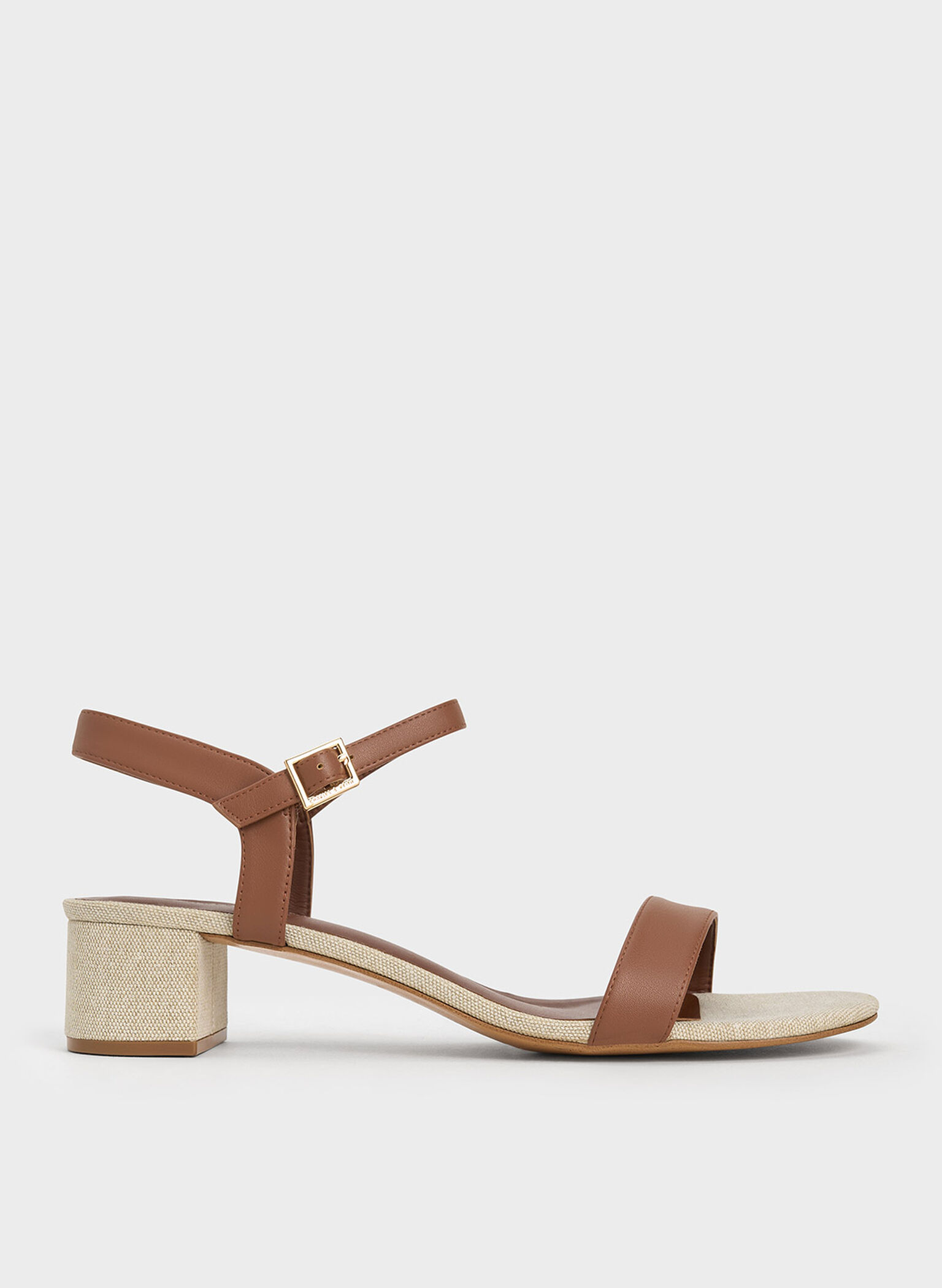 Block Heel Ankle-Strap Sandals, Multi, hi-res