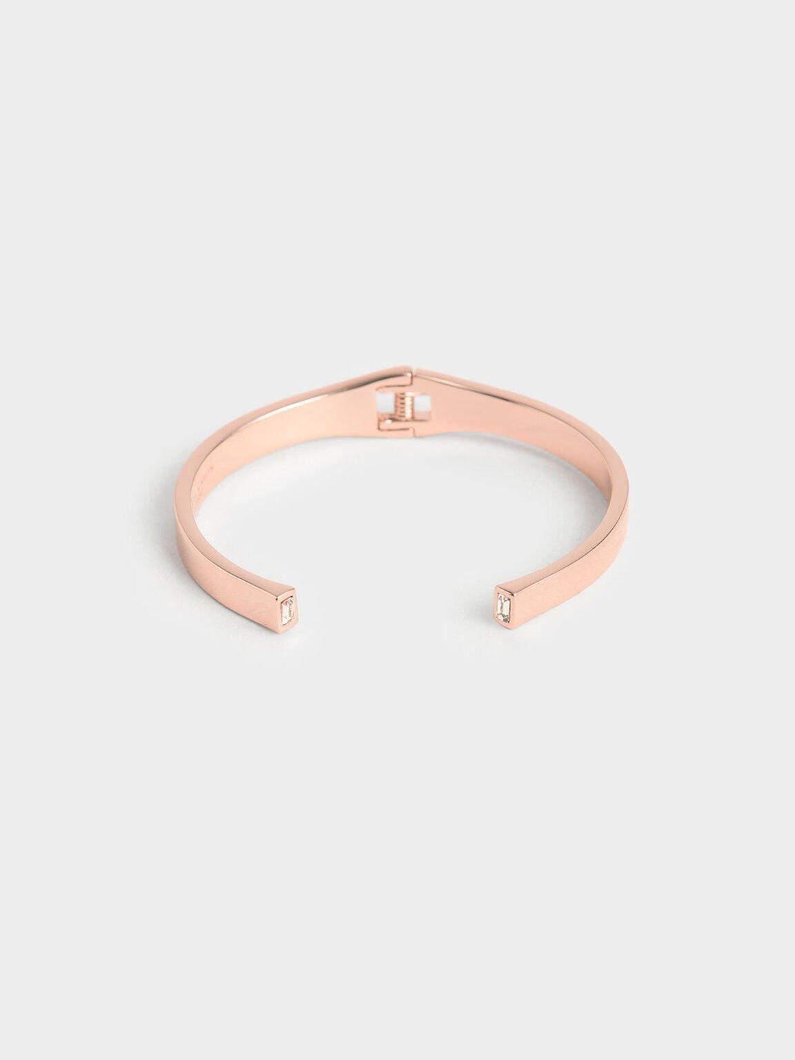 Rose Gold Swarovski® Crystal Cuff Bracelet - CHARLES & KEITH CA