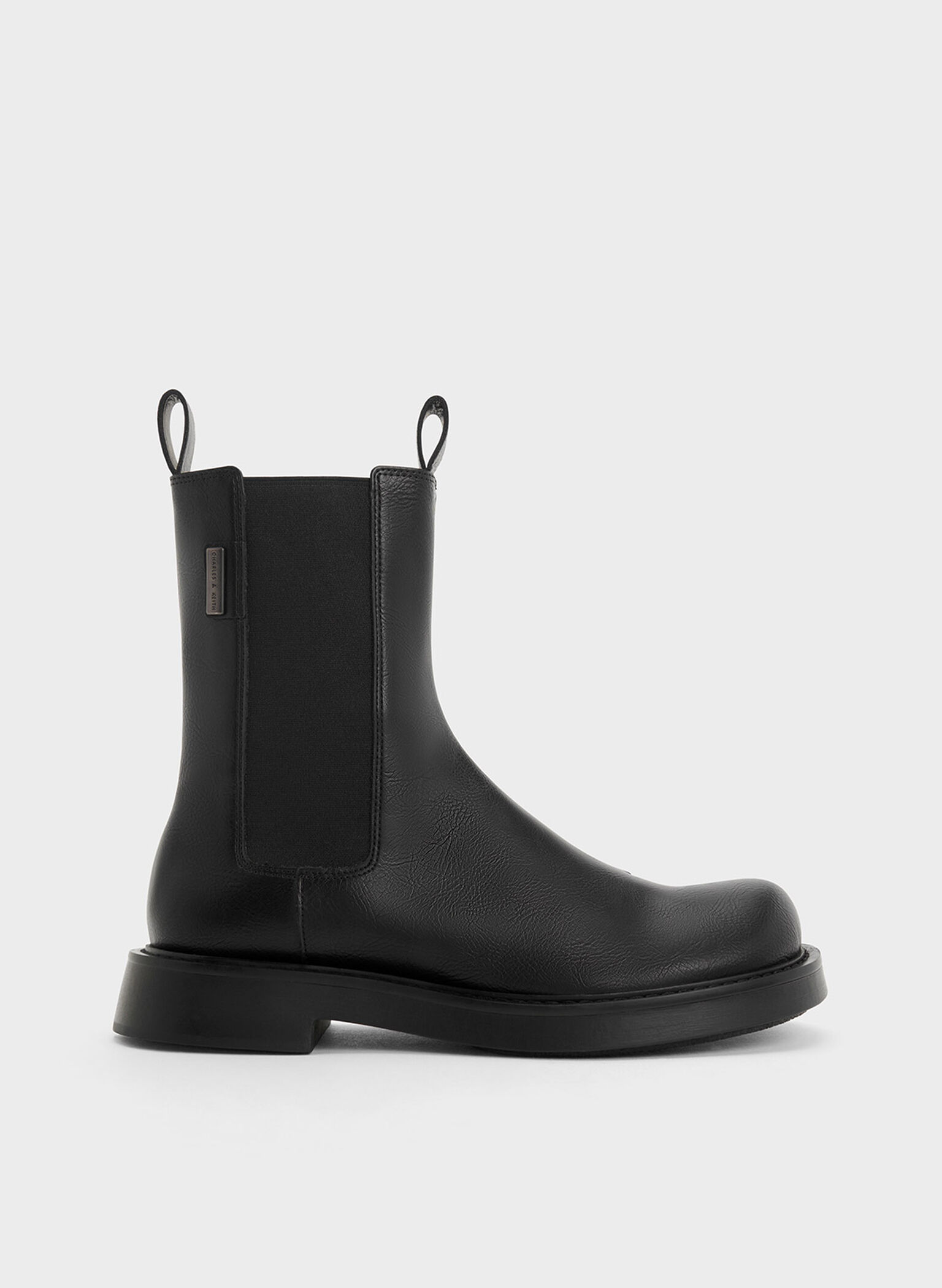 Black Bryn Chelsea Boots - CHARLES & KEITH US