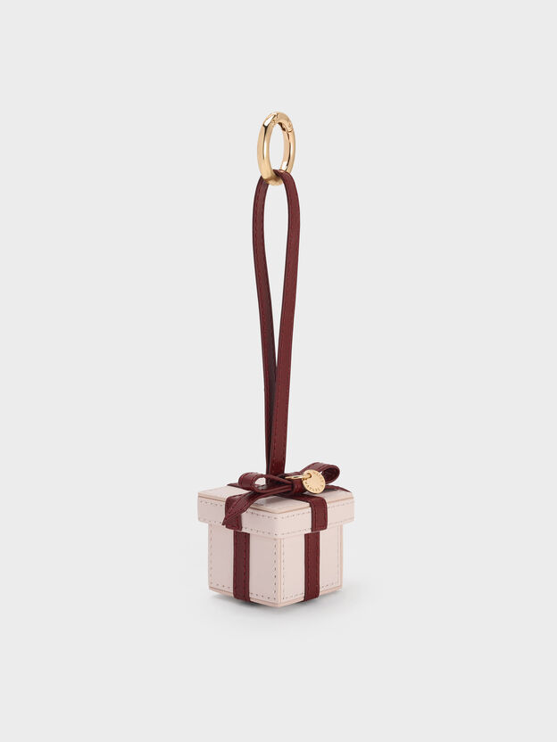 Gift Box Charm, Soft Pink, hi-res