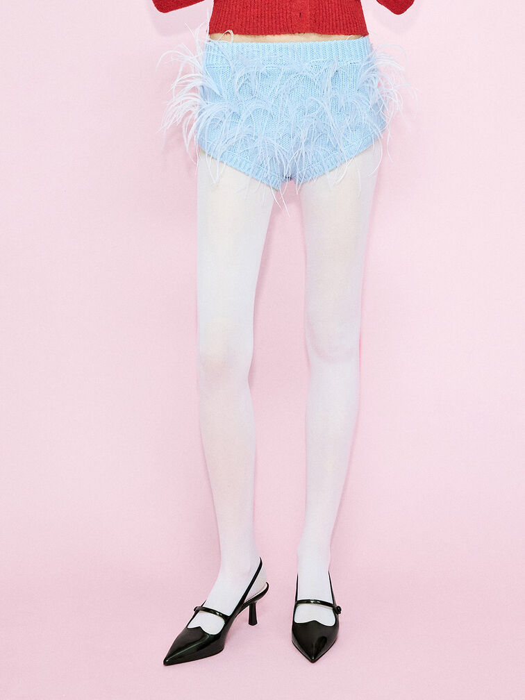 Bombas Mary Jane Slingback de bico fino, Black Box, hi-res