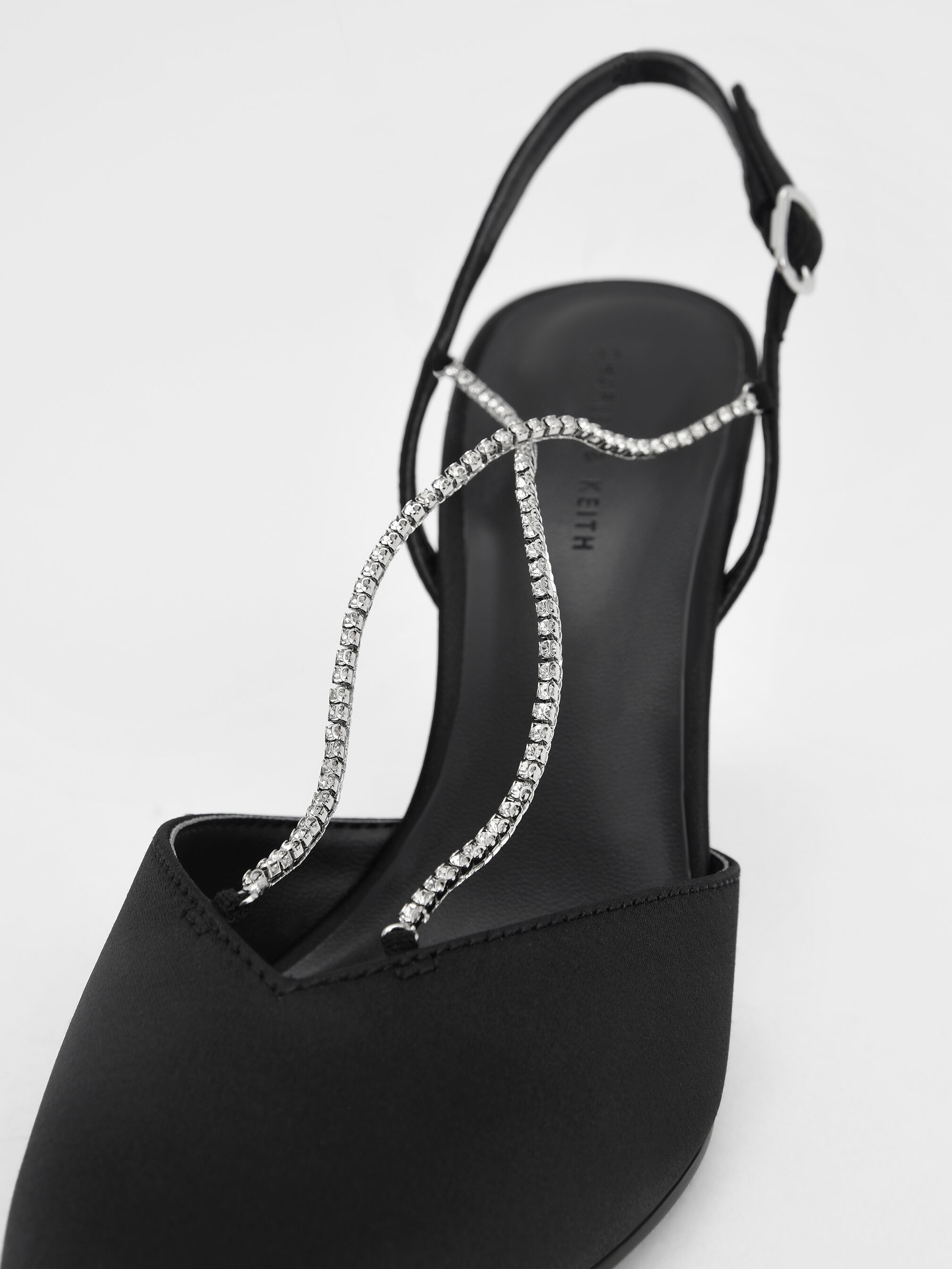 Mathias embellished slingback pumps top