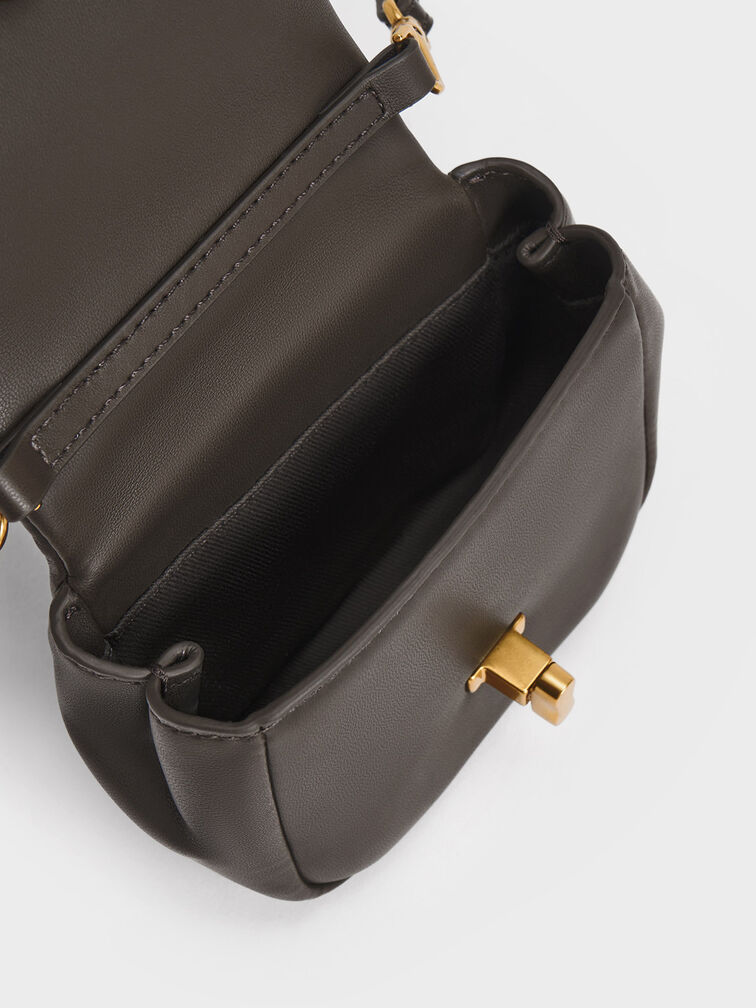 Iva Padded Mini Bag, Dark Moss, hi-res