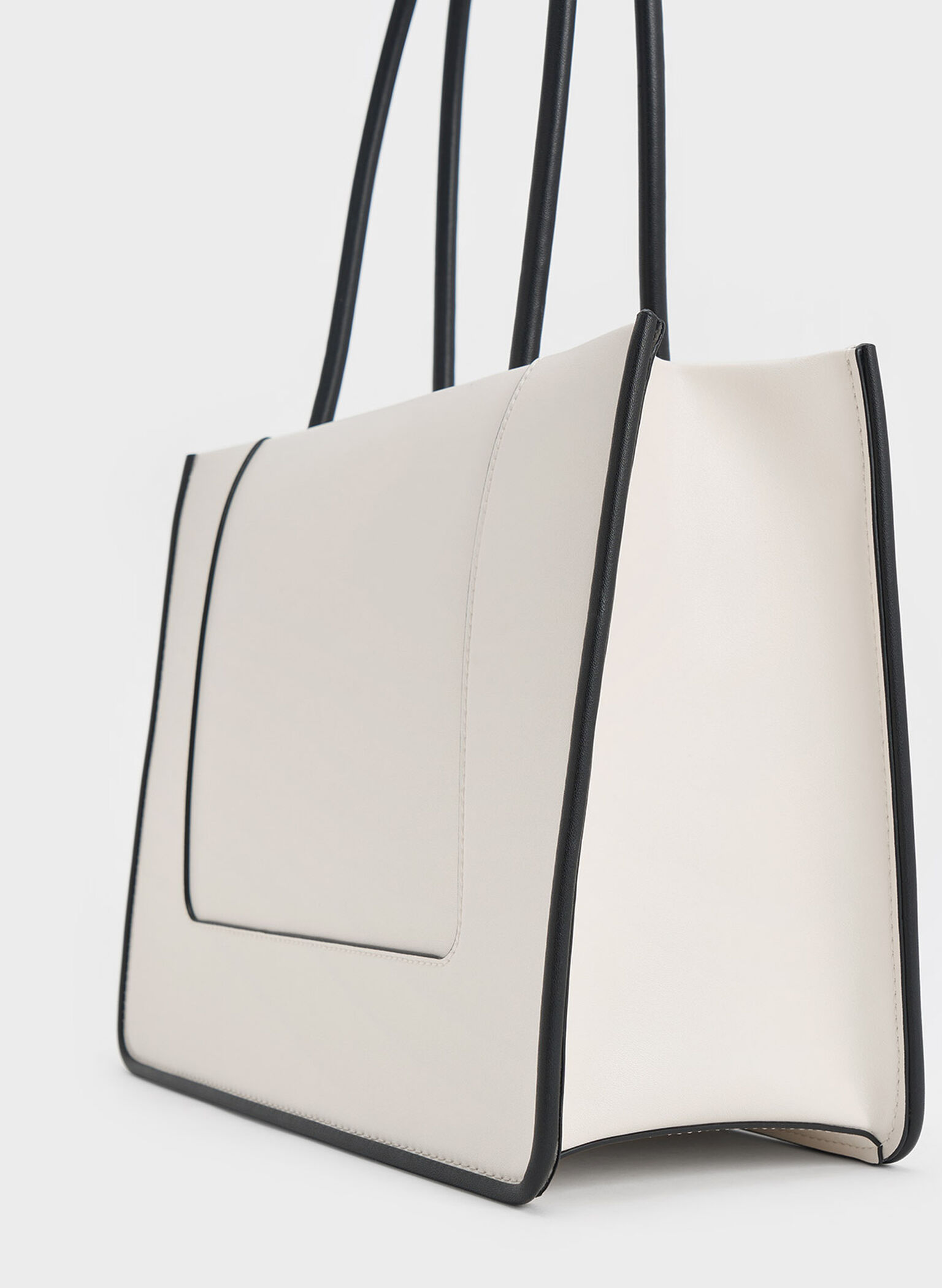 Bolso tote Daylla, Crema, hi-res