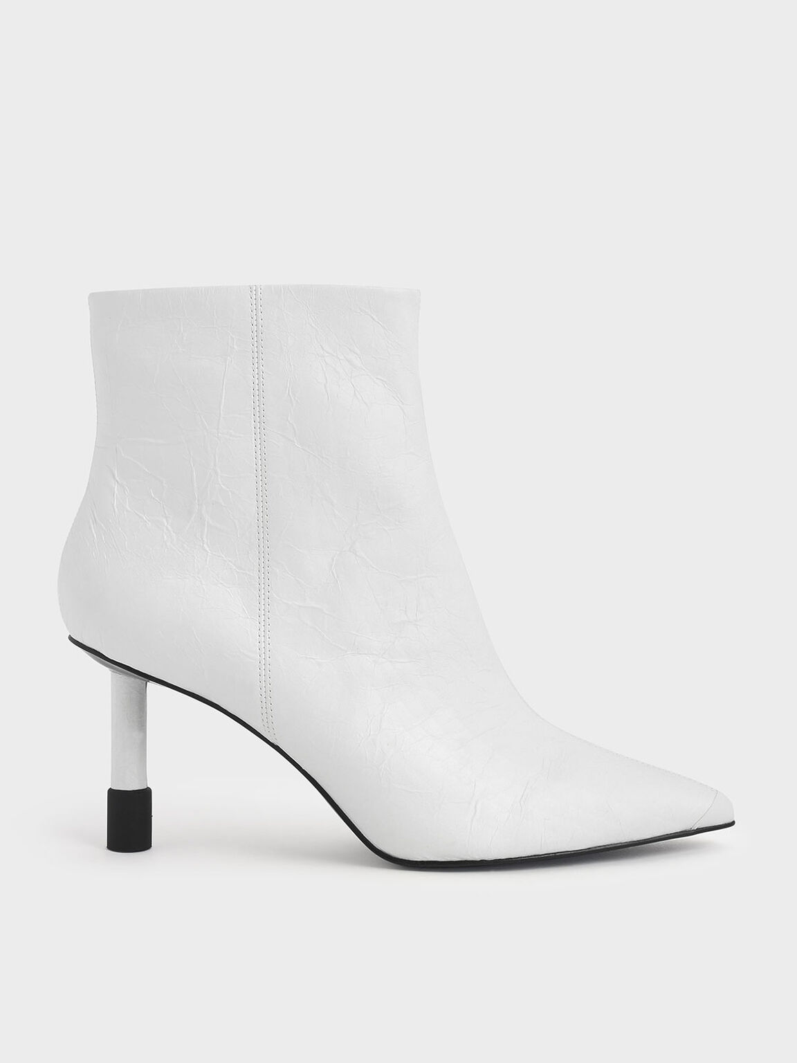 White Stiletto Heel Ankle Boots Charles Keith Usd Versatile knee and ankle boots. stiletto heel ankle boots