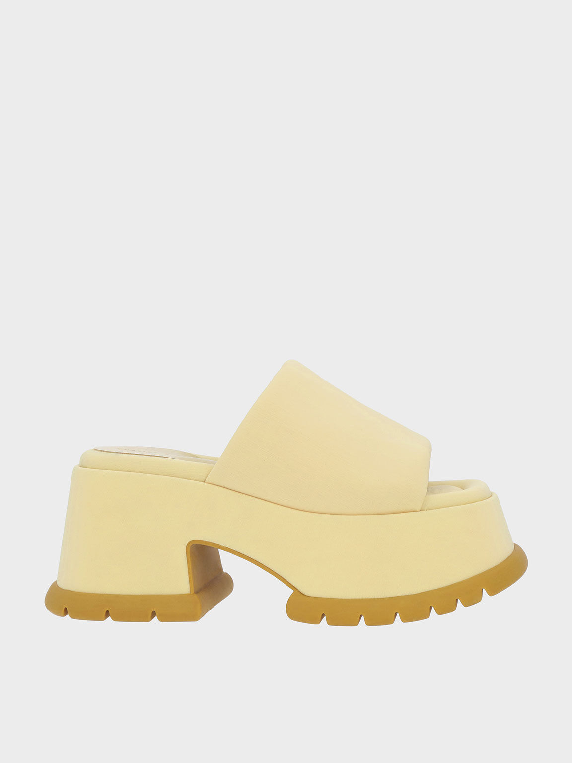 Platform sandals cheap yellow
