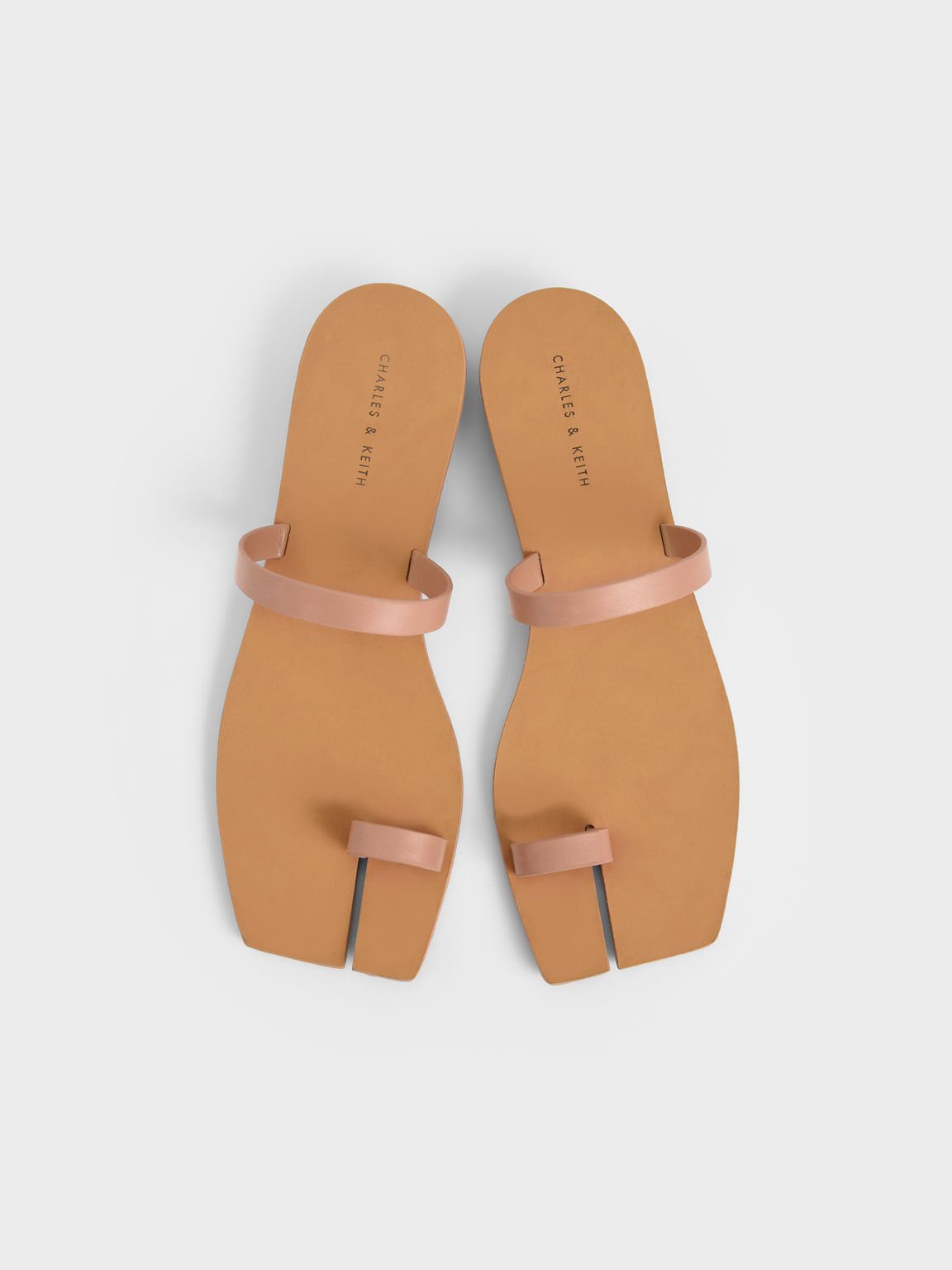 Toe Ring Flat Sandals, Blush, hi-res