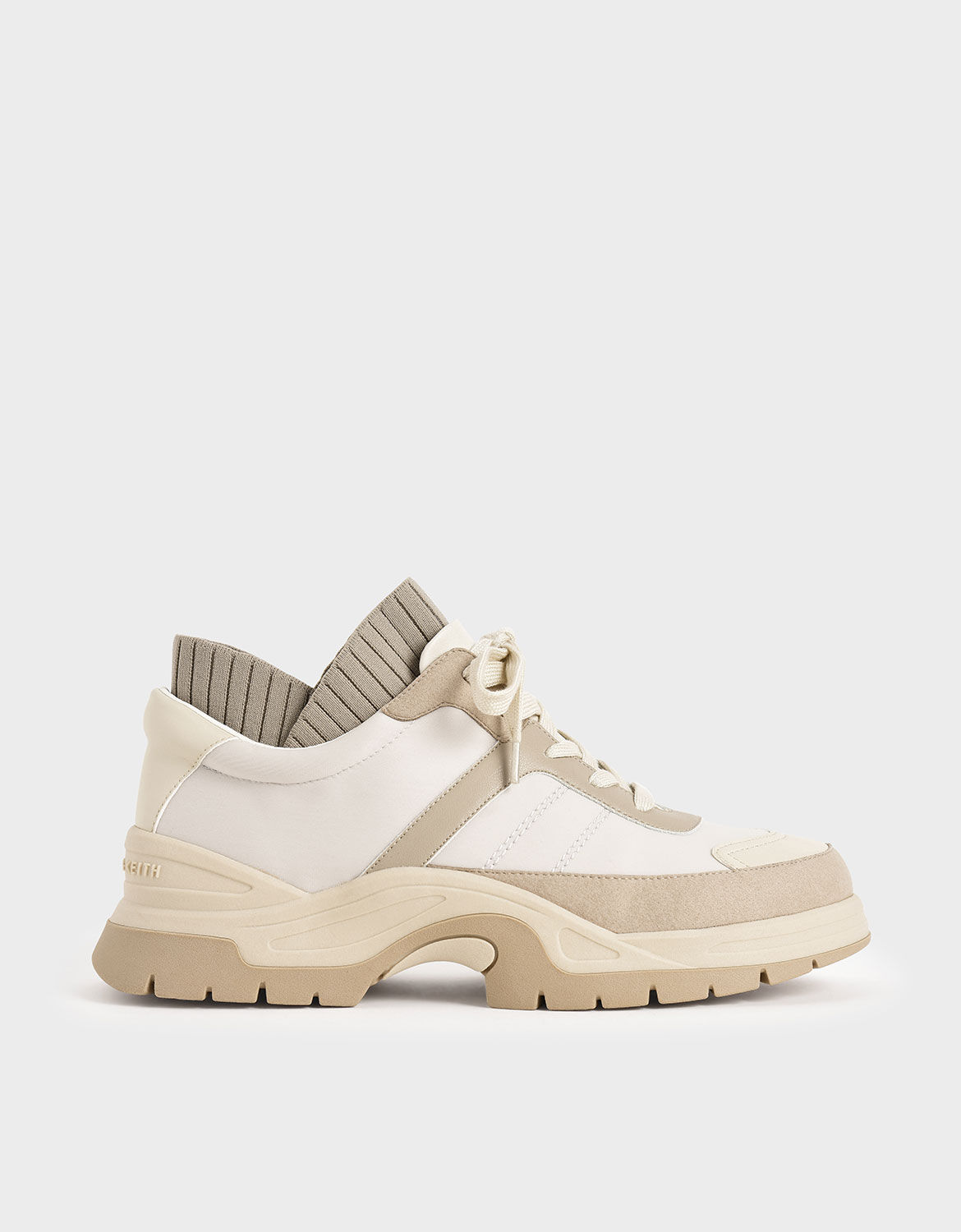 chunky tan sneakers