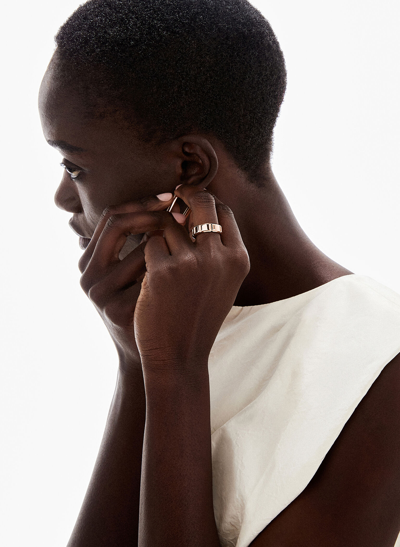 Keziah Ring, Rose Gold, hi-res
