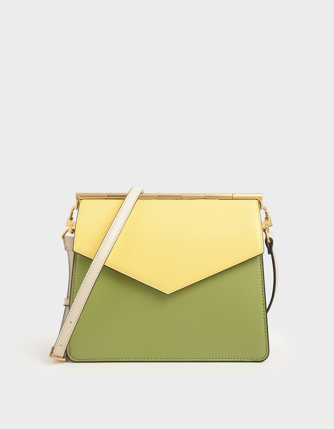 charles and keith nylon strap crossbody bag