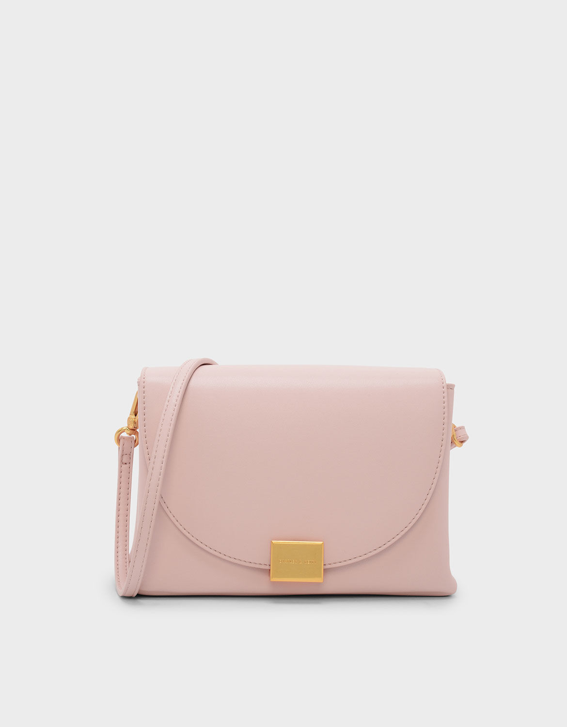 Charles & keith classic front new arrivals flap crossbody bag