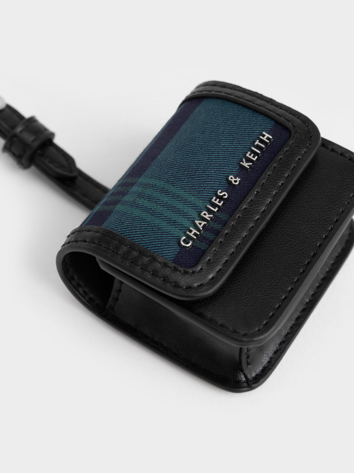 Tartan Print AirPods Pouch, Multi, hi-res