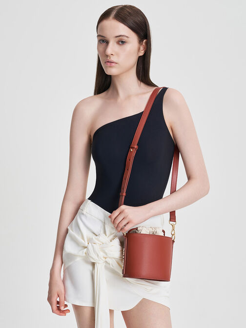 Catena Bucket Bag, Brick, hi-res