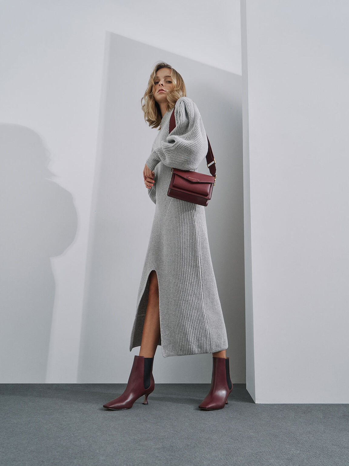 Tiaret Envelope Crossbody Bag, Burgundy, hi-res