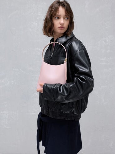 Edna Bucket Bag, Cotton Candy Pink, hi-res