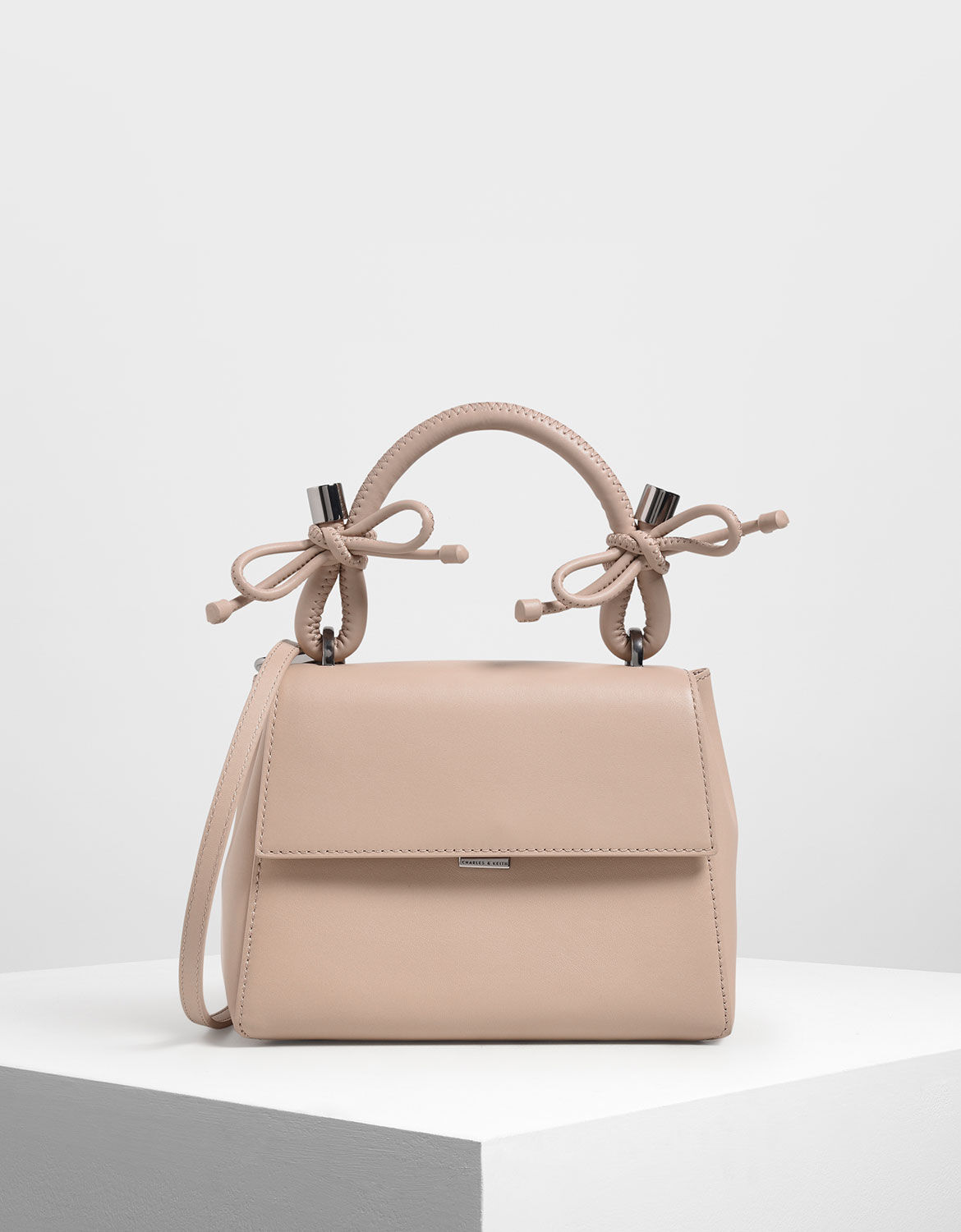 bow top handle bag charles and keith