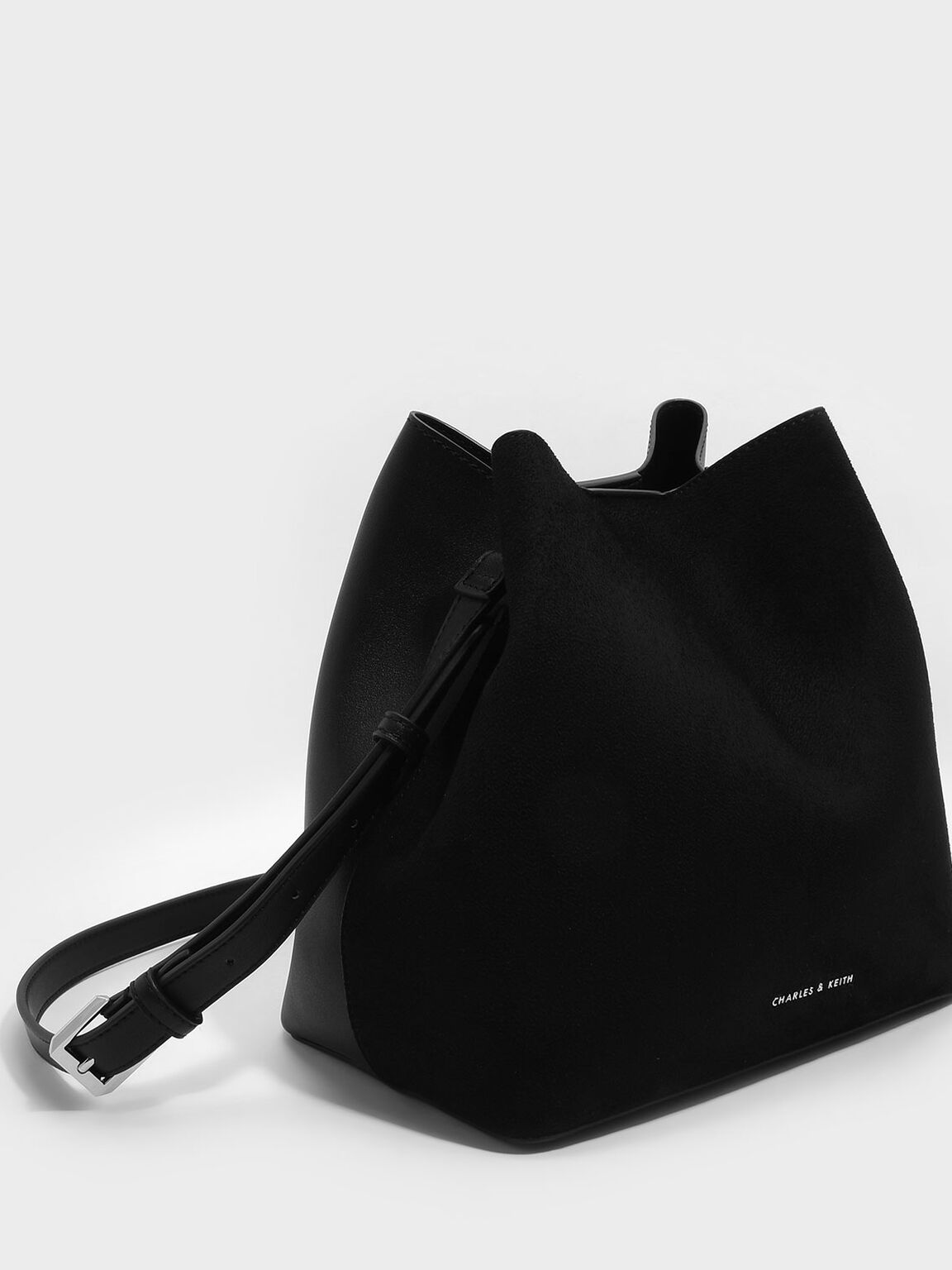 Black Slouchy Sling Bag Charles Keith Sg
