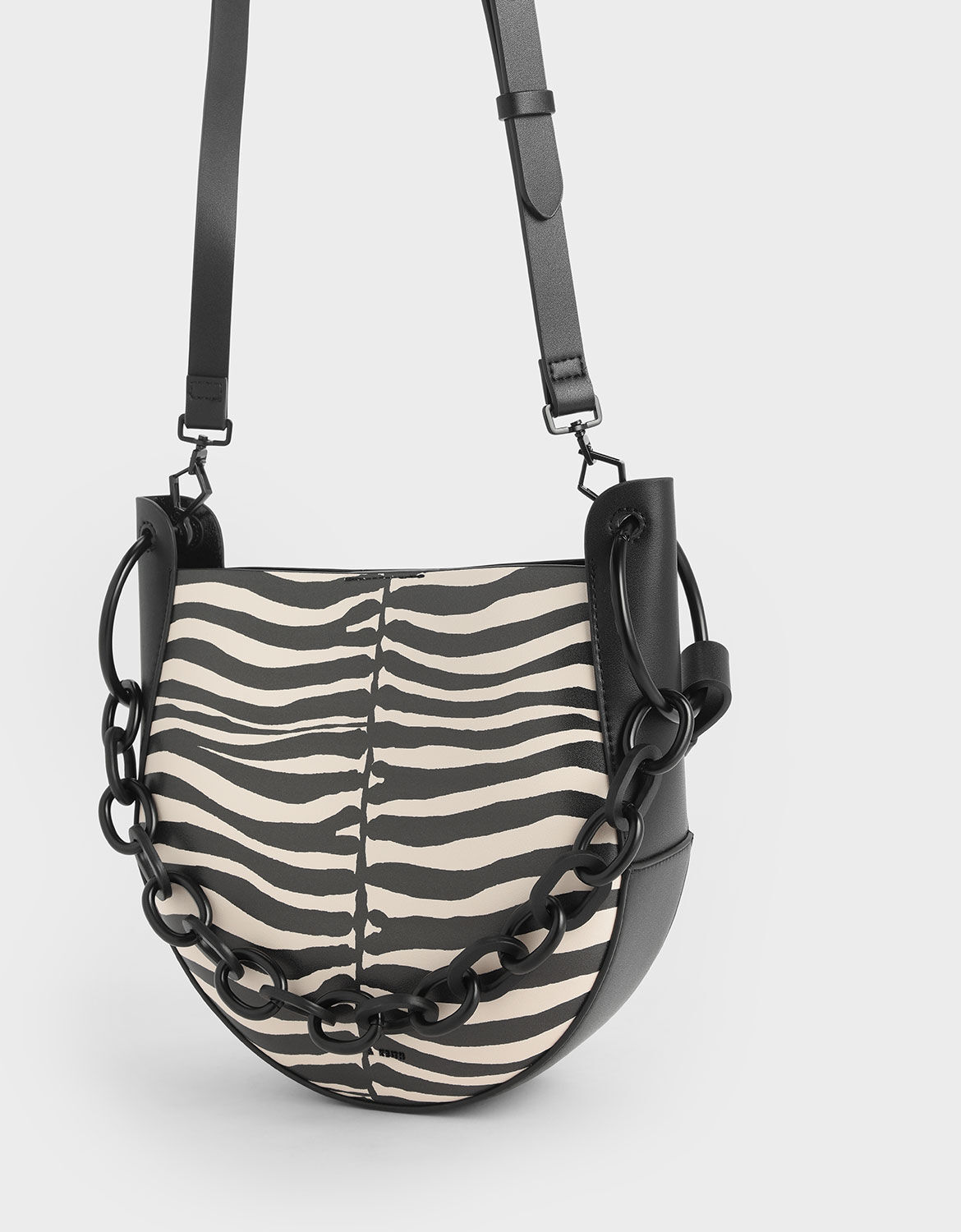 Charles and keith zebra print bag clearance