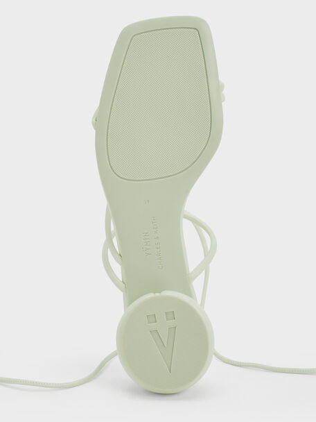 Strappy Tie-Around Sandals, Mint Sorbet, hi-res