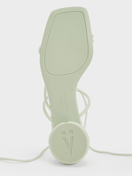Strappy Tie-Around Sandals, Mint Sorbet, hi-res