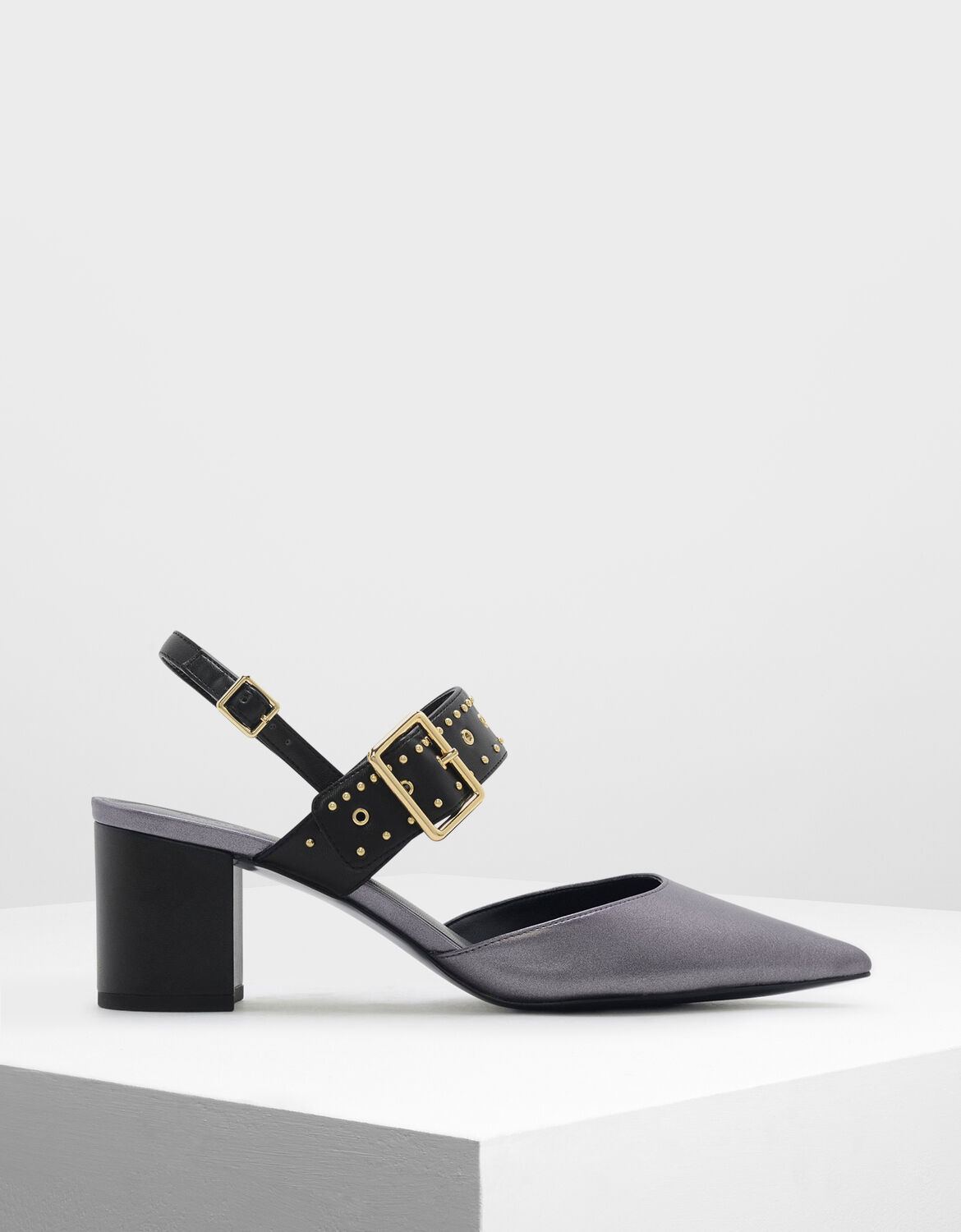 Pewter slingbacks hot sale
