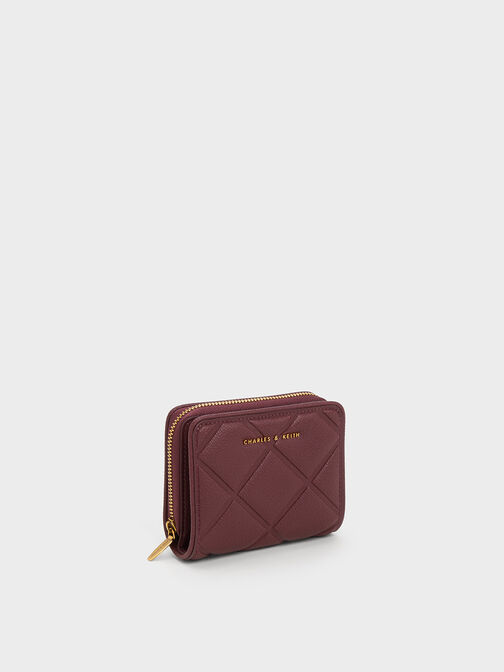 Charles & Keith - Women's Front Flap Small Wallet, Dark Moss, Xxs
