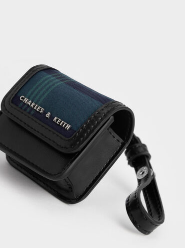 Tartan Print AirPods Pouch, Multi, hi-res