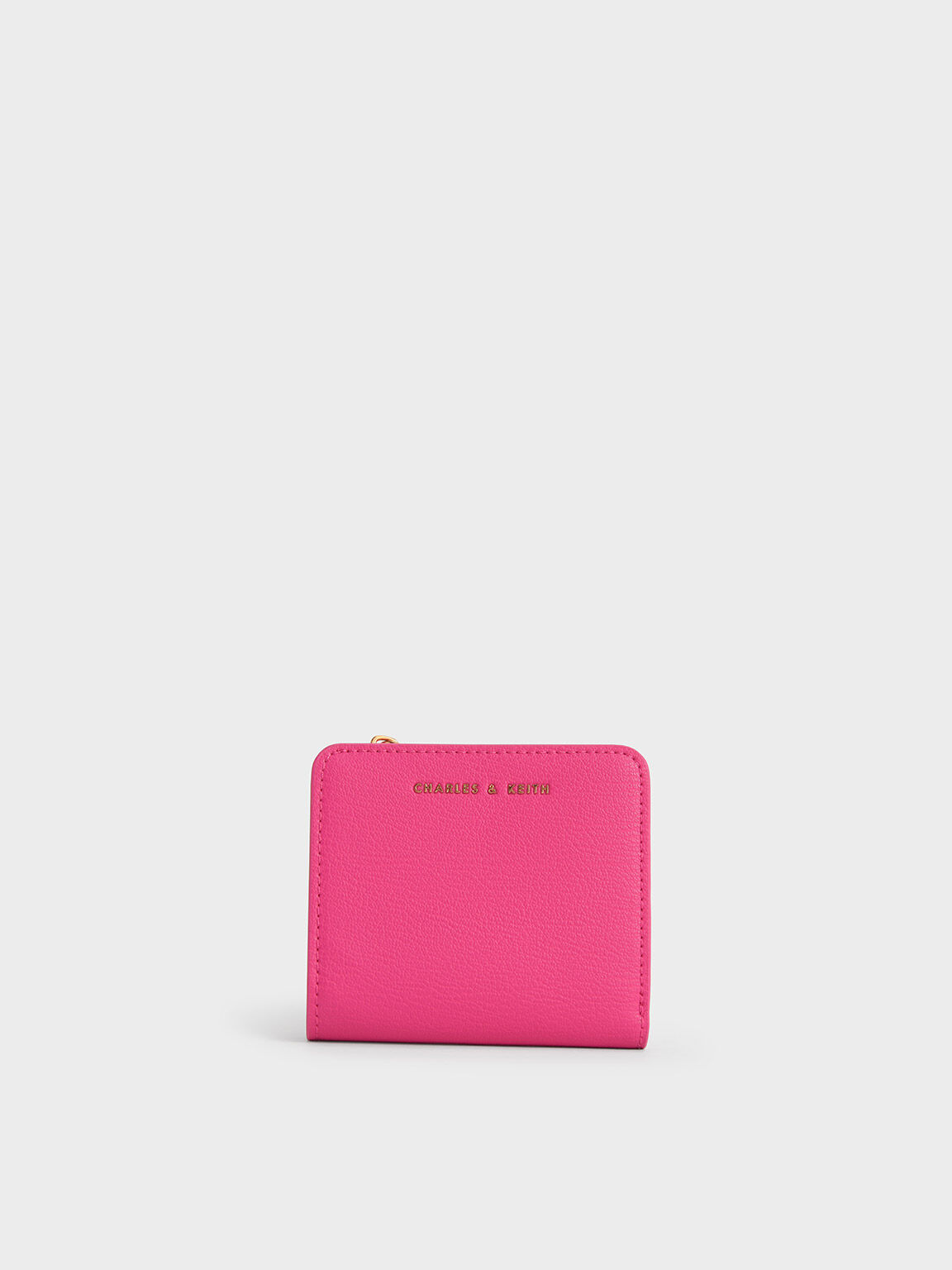 Fuchsia Zip Around Card Holder CHARLES KEITH International