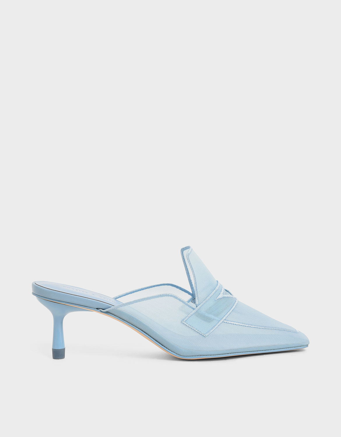 light blue mules