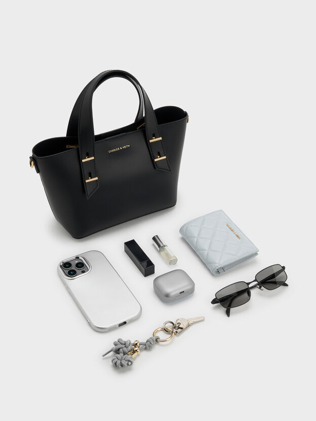 Mini Shania Tote Bag, Black, hi-res