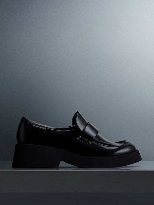 Giselle Strap Chunky Loafers, Black Box, hi-res
