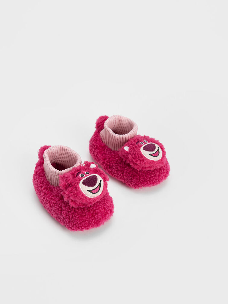 Baby Girls' Lotso Furry Sock-Knit Boots, Pink, hi-res