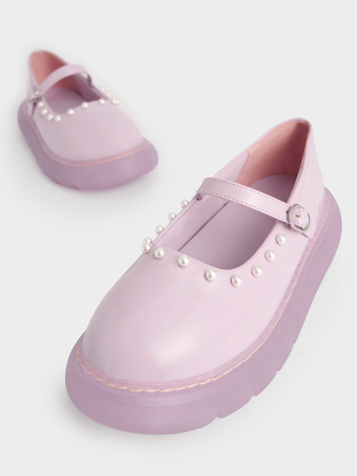 Lilac hotsell baby shoes