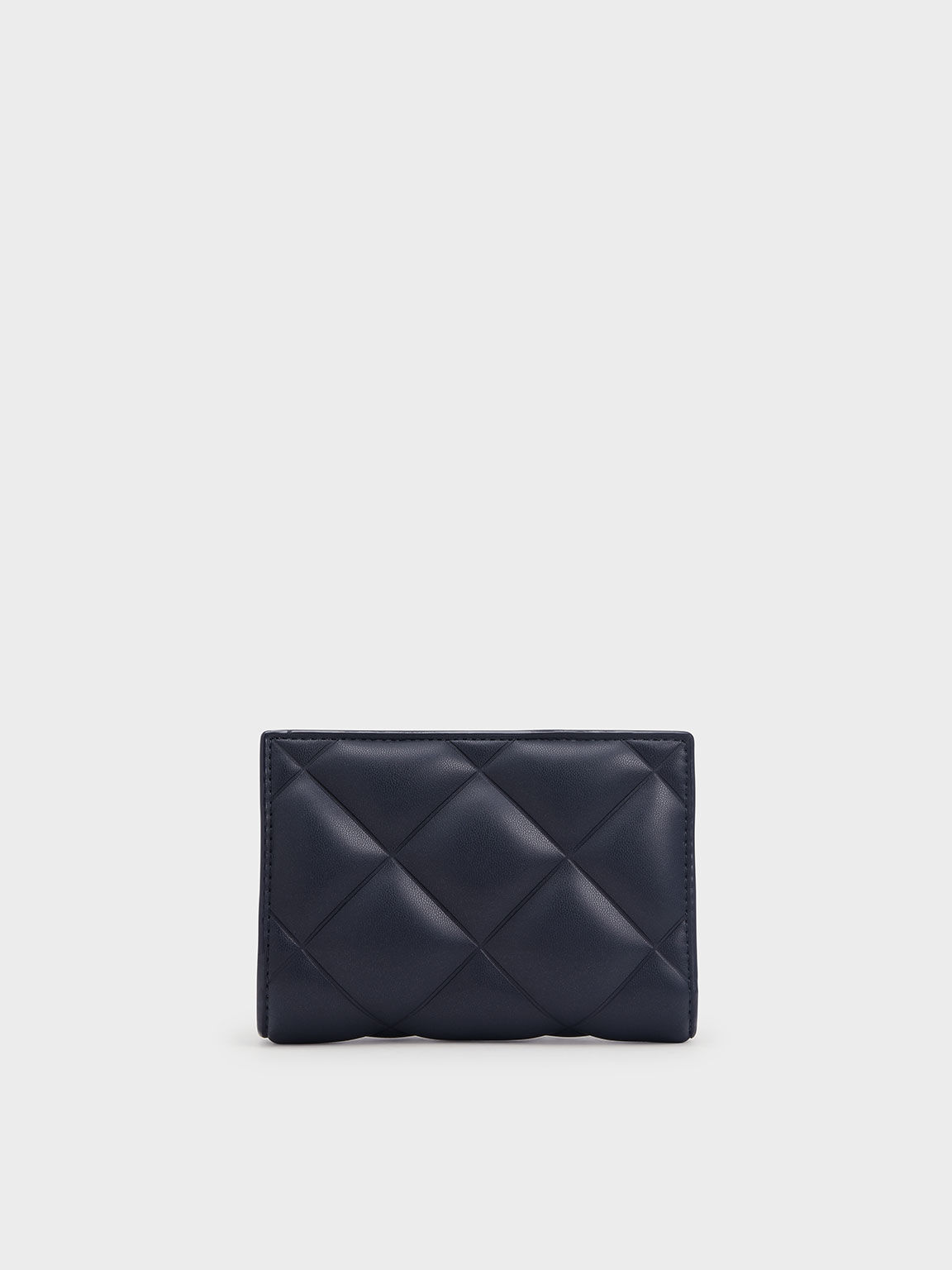 Gemma Quilted Card Holder, Navy, hi-res