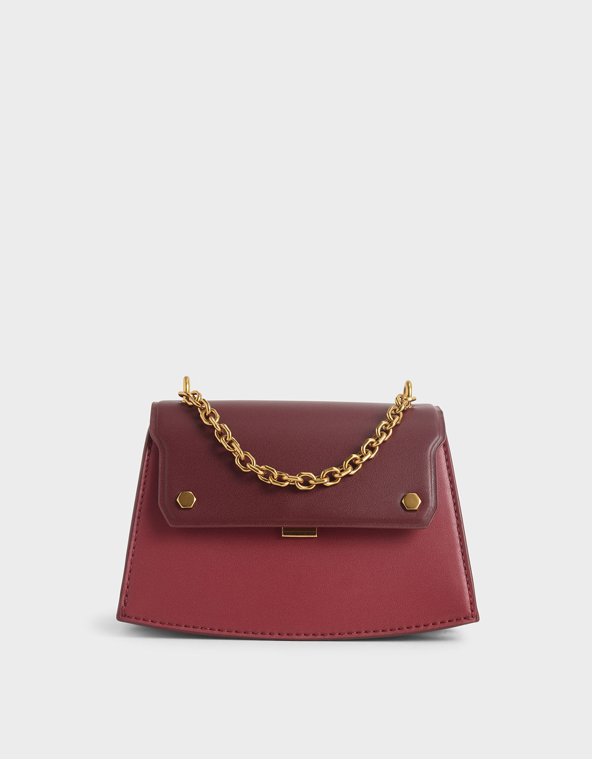 Charles and keith two tone bag clearance