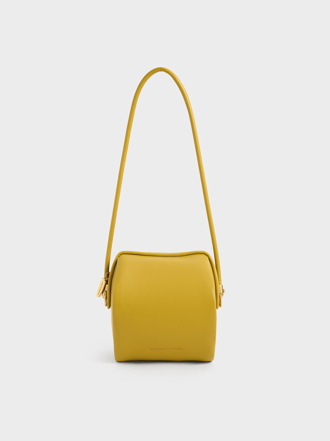 Ridley Chain-Link Boxy Bag, Mustard, hi-res