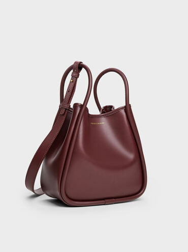 Mini Lyla Tubular Tote Bag, Mulberry Plum, hi-res
