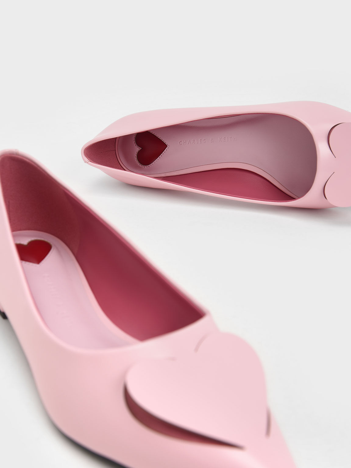 Amora 心型尖頭鞋, 粉紅色, hi-res