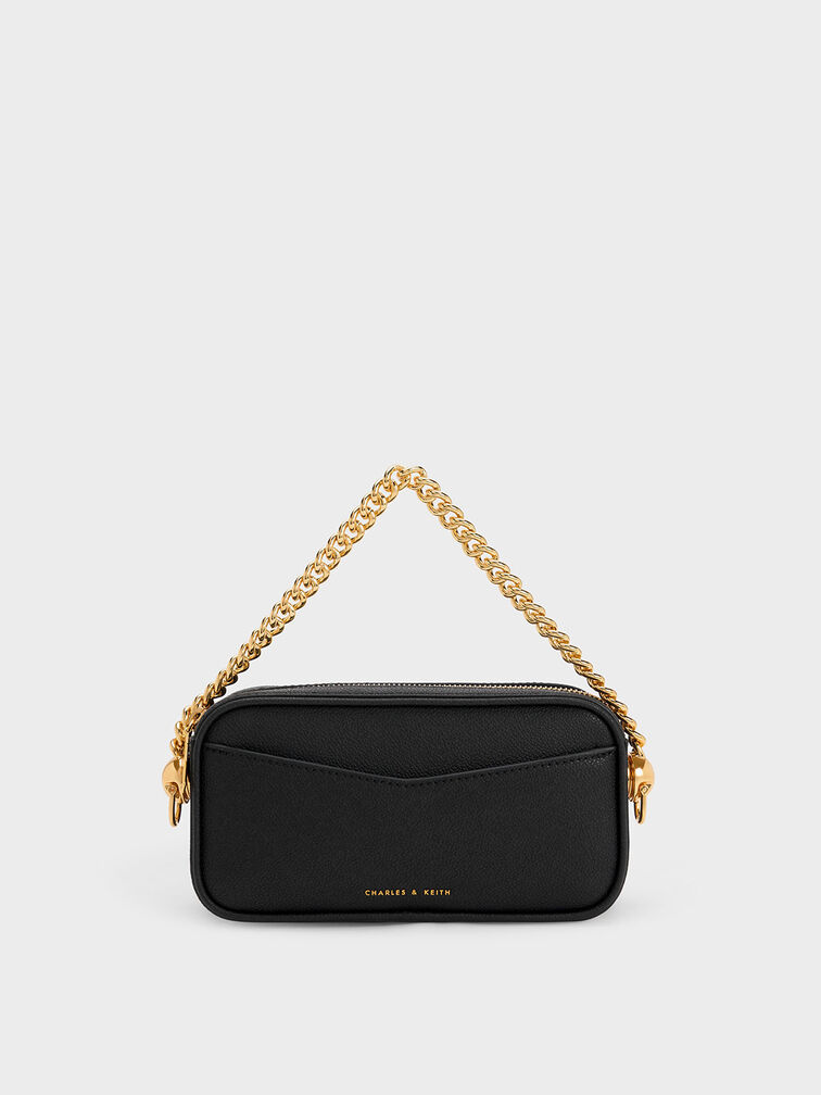 Cayce Boxy Crossbody Bag, Black, hi-res